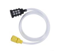 Snowchecking Tuyau d'entrée d'eau auto-amorçant, pour nettoyeur haute pression Karcher K2-K7, tuyau d'aspiration de 3 m/5 m avec filtre et connecteurs, plastique transparent (5 mètres)