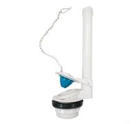 snowchecking Vanne de vidange de réservoir de toilette de rechange avec chaîne, design double drainage, joint d'étanchéité en caoutchouc, contrôle de l'eau réglable (séparé)