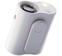 Snowchecking Ventilateur portable monté sur la taille avec lumière LED, ventilateur de cou mains libres à 5 vitesses, batterie 3000 mAh pour une autonomie de 9 h, refroidissement extérieur léger pour