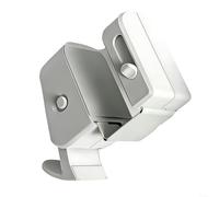 Snowchecking Verrou de sécurité pour porte intérieure, sans outils, crochet de porte, design à clic rapide, s'adapte aux poignées circulaires et à levier, sécurité domestique en PVC
