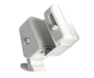 Snowchecking Verrou de sécurité pour porte intérieure, sans outils, crochet de porte, design à clic rapide, s'adapte aux poignées circulaires et à levier, sécurité domestique en PVC