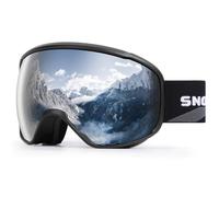 snower Lunettes de ski sphériques OTG anti-buée HD avec protection UV400 pour hommes, femmes et jeunes