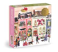 galison Puzzle Snowfall on Main Street – 1000 pièces – Foil