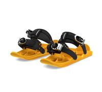 Snowfeet - Mini Patins de Ski Courts pour la Neige | Skis pour Chaussures d'hiver | Patins à Neige Courts | The Real Original (Yellow)