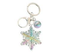Snowflake Charm Keychain Car Snowflake Pendants Key Ring