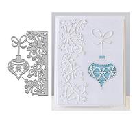 Snowflake Flower Metal Die Couts, joyeux noël coupure de coupe pochoirs coupés pour bricolage album d'album décoratif papier de plateau de plateau meurt de carte de fabrication de Noël