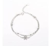 Snowflake Jewellery for Women, 925 Snowflake for Mom Wife Girlfriend Adjustable