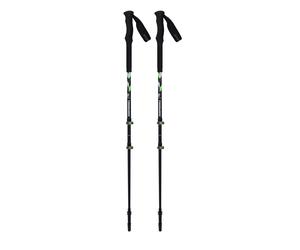 Snowleader - Bâtons de randonnée - Le Trekking Komperdell x Snowleader en Aluminium - Noir Noir