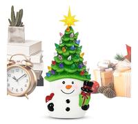 Snowman Christmas Decoration Light - LED Holiday Night Lamp, Festive Glowing Ornament, Winter Tabletop Accent for Seasonal Atmosphere | Bedroom Bedside Kids Room Christmas Party Living Room Home Decor