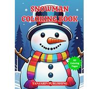 Snowman Coloring Book Christmas #1