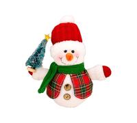 Snowman Figures Décoratives - poupé De Décoration De Pièce Centrale avec Lumière - Décoration De Noël À L'intérieur - À La Maison des Vacances d'hiver Foyer De À Manger De