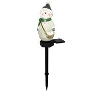 Snowman Solar Lights 8-10 Hours Resin Snowman Christmas Light IP55 Imperproofr 18 pouces Christmas Solar Lights Outdoor for Path Lawn Patio Decor