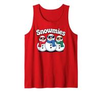 Snowmies Bonhomme de Neige Amusant Jeu de Mots Vacances Hiver Noël Débardeur