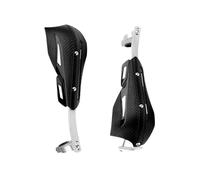 Snowmobile Hand Guards, 2-Piece Handle Protector Set, Aluminum Alloy, Necessity Accessories for Trail Riding, Raining Weather, Long Touring Adventure, Mountainous Terrain, Highway Safety, 33x11x11.7cm
