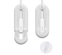 Snowpea Sèche-Chaussures Électrique Sèche-Bottes Sèche-Linge pour Bottes Gants avec Minuterie 3/6/9 Heures (Pro-Blanc)