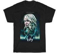 SNOWRECIPE The Ring Movie Poster T-Shirt Reprint Digital Men's Man Black 3XL
