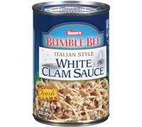 Snow's Sauce aux palourdes blanches de style italien authentique de 425,2 g fabriquée avec des moules fraîches, de l'ail et des épices certifiée MSC