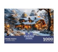 Snowscape Hiver Puzzle De 1000 Pièces pour Adultes Et Enfants À Partir De 12 Ans Jeu De Patience Et De Réflexion De Qualité Supérieure - Activité Familiale Parfaite 38x26cm/1000pcs