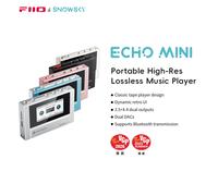 SnowSky/FiiO Echo Mini HiFi Bluetooth MP3, lecteur de musique pure, 15 heures de lecture, sortie casque 3.5mm/4.4mm Titanium Gold 512M