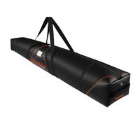 SNOWSPORT.PL Prestige PRO Double Ski Bag - Sac de ski pour 2 paires + bâtons + accessoires de ski rembourrés - Idéal pour les voyages à ski en avion, bus, train, voiture avec sangles de compression et