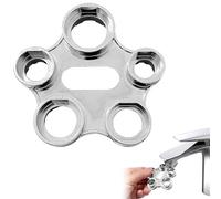 Snowtain Aerator Wrench Tool,Universal Jet Regulator Aerator Mounting Wrench,Aerator Valve Tap Sieve 10 Sizes M16/M18/M20/M22/M24/M28,Universal Service Key Aerator Faucet.
