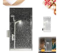 Snowy Lamp, Snowy Night Flowing Night Light,snowy Night Street Lamp Diy Materials Street Flowing Lamp,street Flowing Lamp,snow Scenery Street Lamp Snowflake Lamp,snowy Night Street Lamp Diy Kits