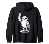 Snowy Owl Punk Rock Rock et Heavy Metal Sweat à Capuche