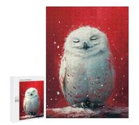 Snowy Owl Winter Art Print Puzzle 1000 Pièces Educa Jouet en Bois Cadeau Unique Décoration Intérieure Jeu Éducatif Challenge Toy Adultes Et Enfants À Partir De 14 Ans 500 PCS