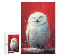 Snowy Owl Winter Art Print Puzzle 1000 Pièces Educa Jouet en Bois Cadeau Unique Décoration Intérieure Jeu Éducatif Challenge Toy Adultes Et Enfants À Partir De 14 Ans 1000 PCS