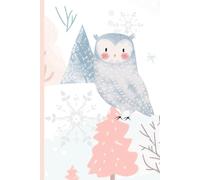Snowy Owl Winter Scene Notebook