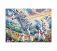 Snowy White Loup 500 Pièces Puzzle pour Ado en Carton Anti-Déchirure Facile Débutant Jeu De Société Soirée Entre Amis Cadeau Anniversaire Petit Prix 500 PCS/52×38cm
