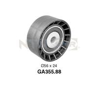 SNR GA355.88 Poulie renvoi/transmission, courroie trapézoïdale à nervures pour D