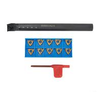 SNR0016Q16 Burin à filetage interne CNC 16 mm avec inserts en carbure 10 x 16IR AG60, porte-outils en acier allié pour tour, coupe à droite