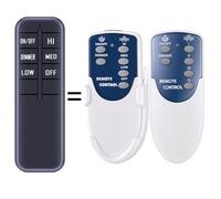 Snrig Télécommande de rechange compatible avec ventilateur de plafond Orbegozo CP avec lampe 92105