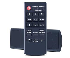 Snrigw N2QAYB001215 Télécommande de rechange pour système audio Panasonic | SC-DM502-K, SA-AKX320E-K SA-AKX320GN-K SA-AKX320GS-K SA-AKX520E-K SC-TMAX20GSK SC-UA30GW-K SC-TMAX10 SC-TMAX40