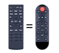 Snrigw Télécommande de rechange pour barre de son TV Majority Bluetooth 120 W Naga 80