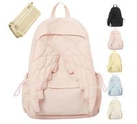 Snrtevu Angel Wings Backpack, Cutecore Daypack Nylon Bag with Zipper for Women, Daypack, Novelty Design for Everyday Carry Travel Backpack (E)