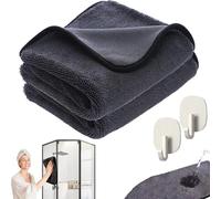 Snrtevu Chiffon Micro Fibre, Chiffon Microfibre Ultra-Absorbant Anti-Calcaire, Micro Fibre Sechage Voiture, Nettoyage Sans Rayures, Pour Cabine De Douche, Voiture, Maison (2PCS,30 * 40)