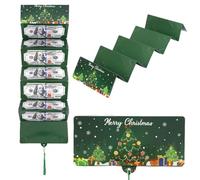 Snrtevu Christmas Cash Gift Envelope, 2026 New Foldable 6 EnvelopeSlot Christmas Red Envelope, Various Styles Xmas Money Wallets with Envelopes for Parents, Teens, Women, Men, Grandparents (D)