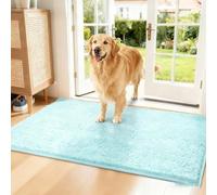 Snrtevu Clean Pattes - Absorbe la saleté Avant qu'elle n'entre, paillasson intérieur Chenille pour Chiens, Tapis Absorbant Chien, Lavable, antidérapant et Anti-salissures, Tissu Doux (40 x 60 cm,#B)