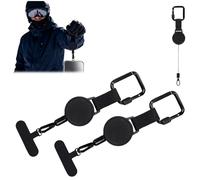 Snrtevu Cordon De Sécurité Rétractable, Cordon Antivol Telephone Portable, Attache Téléphone Anti-Chute Pour Ski, Randonnée Et Cyclisme, Porte-Clés Pour Garder L‘esprit Tranquille (2PCS-C)