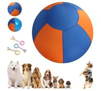Snrtevu Curveaball - Balle Interactive Ultra-Résistante, Jouet Indestructible Grande Taille, Stimule L'instinct de Poursuite, Housse Renforcée, Ballon Chien pour Extérieur, Jardin Et Plage (A,65CM)