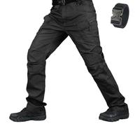 Snrtevu Moto Pantalon, Pantalon Tactique, Il Comporte Plusieurs Poches, Est Confortable Et Respirant, Et Convient à La Randonnée Ainsi Qu'aux Voyages (1pc-b,TG)