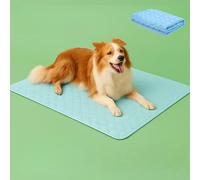 Snrtevu Tapis Rafraîchissant pour Chien, Tapis pour Chien Rafraîchissant, Empêche Votre Animal de Surchauffer, Convient Aux Plates-Bandes, Aux Maisons Et Aux Sièges De Voiture (XL(100 x 70 cm))