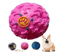 Snrtevu Vetlora Dog Ball,Vetlora Ball Toy, Dog Balls for Large Dogs,Joy Ball for Dogs with Food Dogs Food Dispenser,for Large Medium Small Dogs (Pink,M)