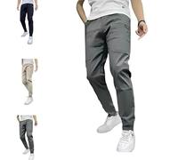Snrtevu Vogany Cargo Pants, Comfortable Cargo Pants with Great Storage Capacity, Vogany Men's High-Stretch Overalls for Work & Outdoor, Loose & Casual, Exceptional Comfort (Gray,29)