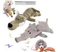 Snrtevu Wowpetsmart Invincible Chewanimals, Wowpetsmart for Heavy Chewers, Durabrite Dog Toy for Strong Chewers, Squeaky Dog Toys, Wowpetsmart Dog Toys for Large and Small Dogs (2PCS-10)