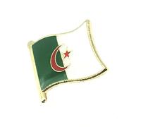 SNS Components Pin en métal drapeau de l'Algérie Afrique algérienne, Vert, accessoire drapeau, badge