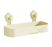 SNSP Étagère de rangement en forme de fleur à une seule couche sans perçage - Vert menthe