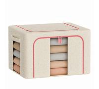 SNSP Lot de 2 boîtes de rangement SNSP en tissu Oxford, grande boîte de rangement pliable en tissu pour courtepointe, couleur kaki